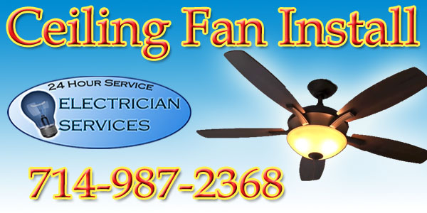 We install any ceiling fan you have